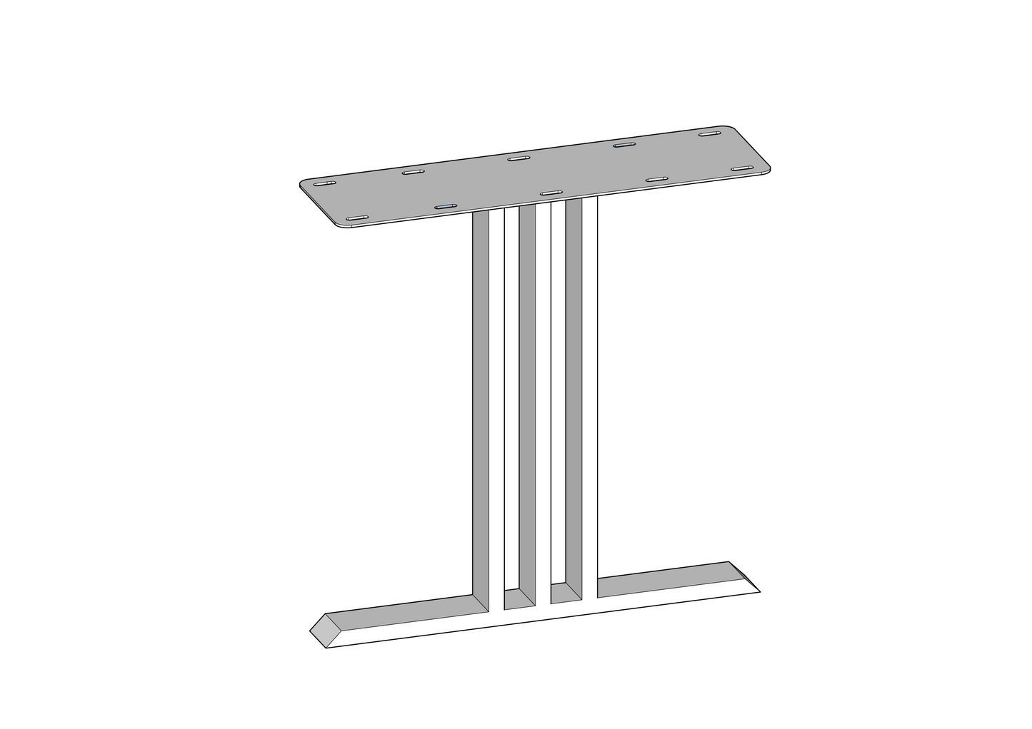 Solid Oak Table Top 84x40" Brushed Texture, Cocoa Finish